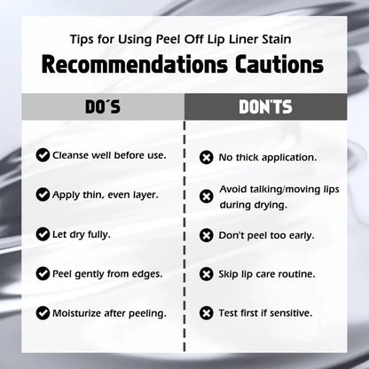 Peel Off Lip Liner Stain - Looply